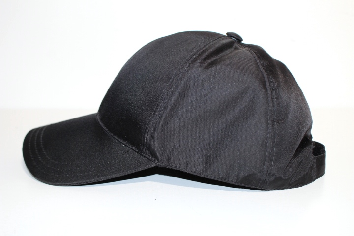 PRADA プラダ ベースボールキャップ 帽子 小物 ナイロン ブラック Sサイズ BHC274 （2143000518675）【200】の