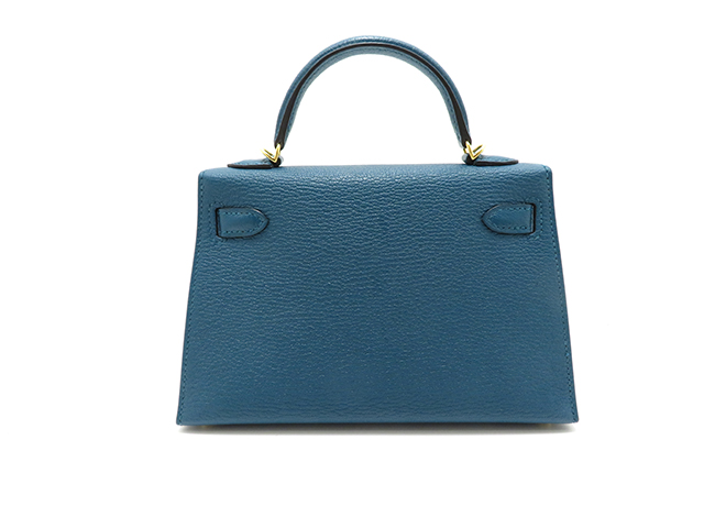 HERMES / ケリーポケットコンパクト ヴェールボスフォール D刻印 HERMES エルメス ポシェットケリー ブラック ゴールド金具