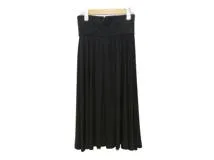 CHANEL　シャネル　スカート　レディース34　ブラック　レーヨン　P54660V09107　2148103721175　【432】