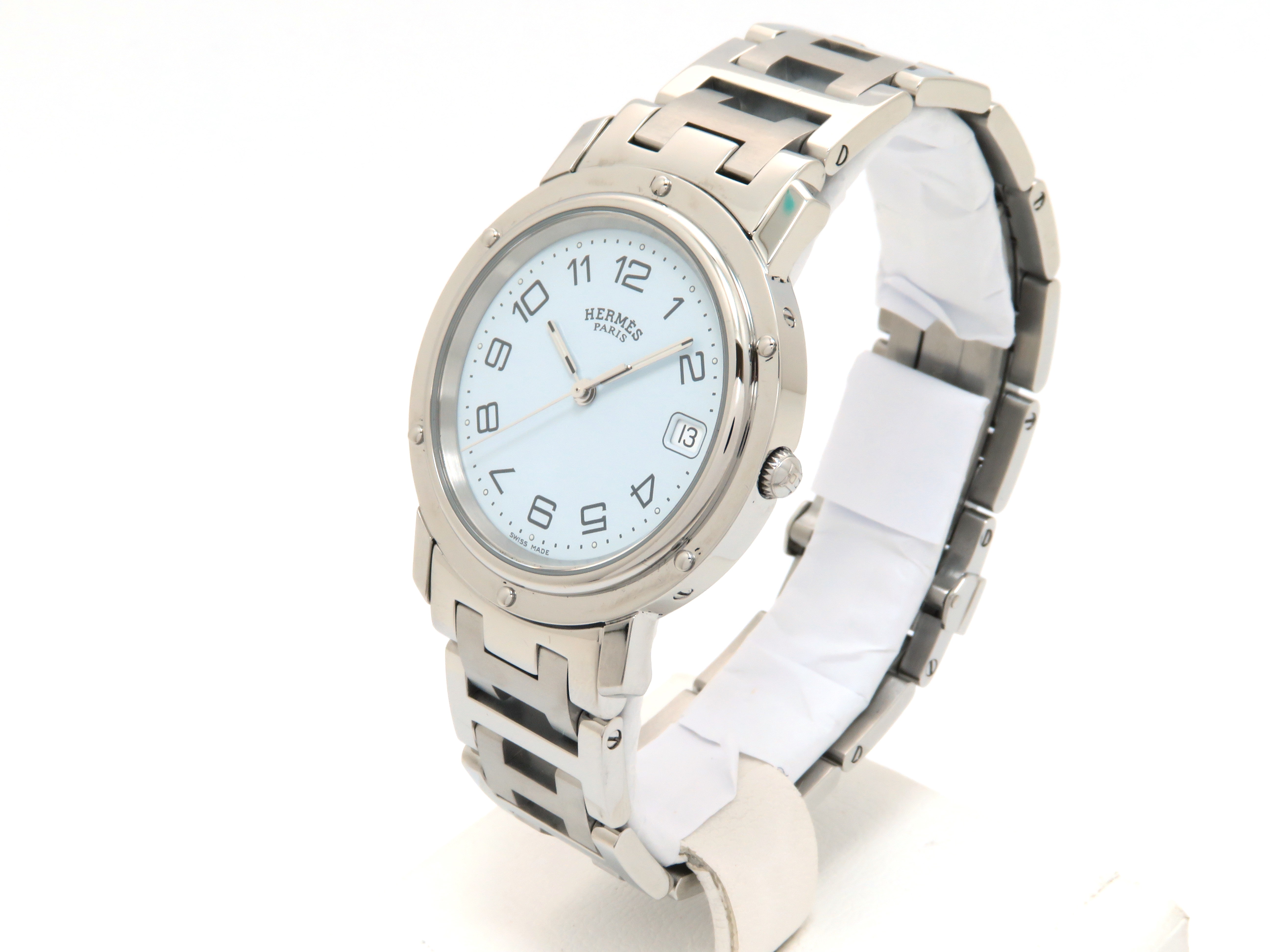 エルメス HERMES 腕時計 クリッパー CL6.710 メンズ - whirledpies.com