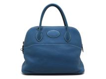 HERMES エルメス ボリード31 ブルージーン SV トリヨンクレマンス  □I刻 2005年 2120000342011【200】