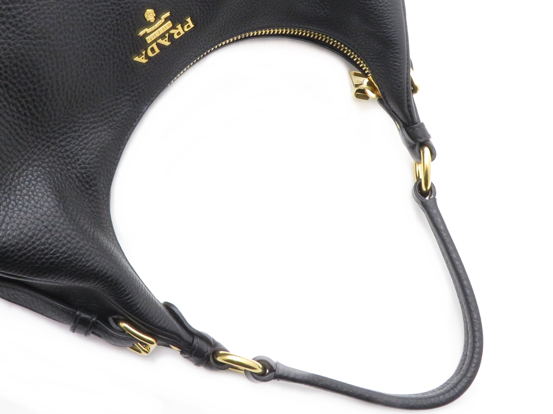 極美品✨プラダ ワンショルダーバッグ ヴィッテロダイノ レザー