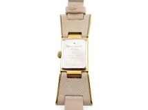 KATE SPADE  ケイトスペード  kate spade new york 0898  ホワイト文字盤　GP/SS/革　クオーツ　レディース時計　2181000000615【207】