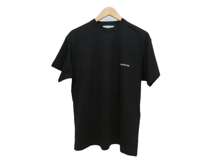 BALENCIAGA　バレンシアガ　Tシャツ　メンズS　ブラック　コットン　613969　2143200593304　【432】