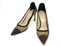 Dior ディオール 靴 パンプス レディース37 ブラック ドット