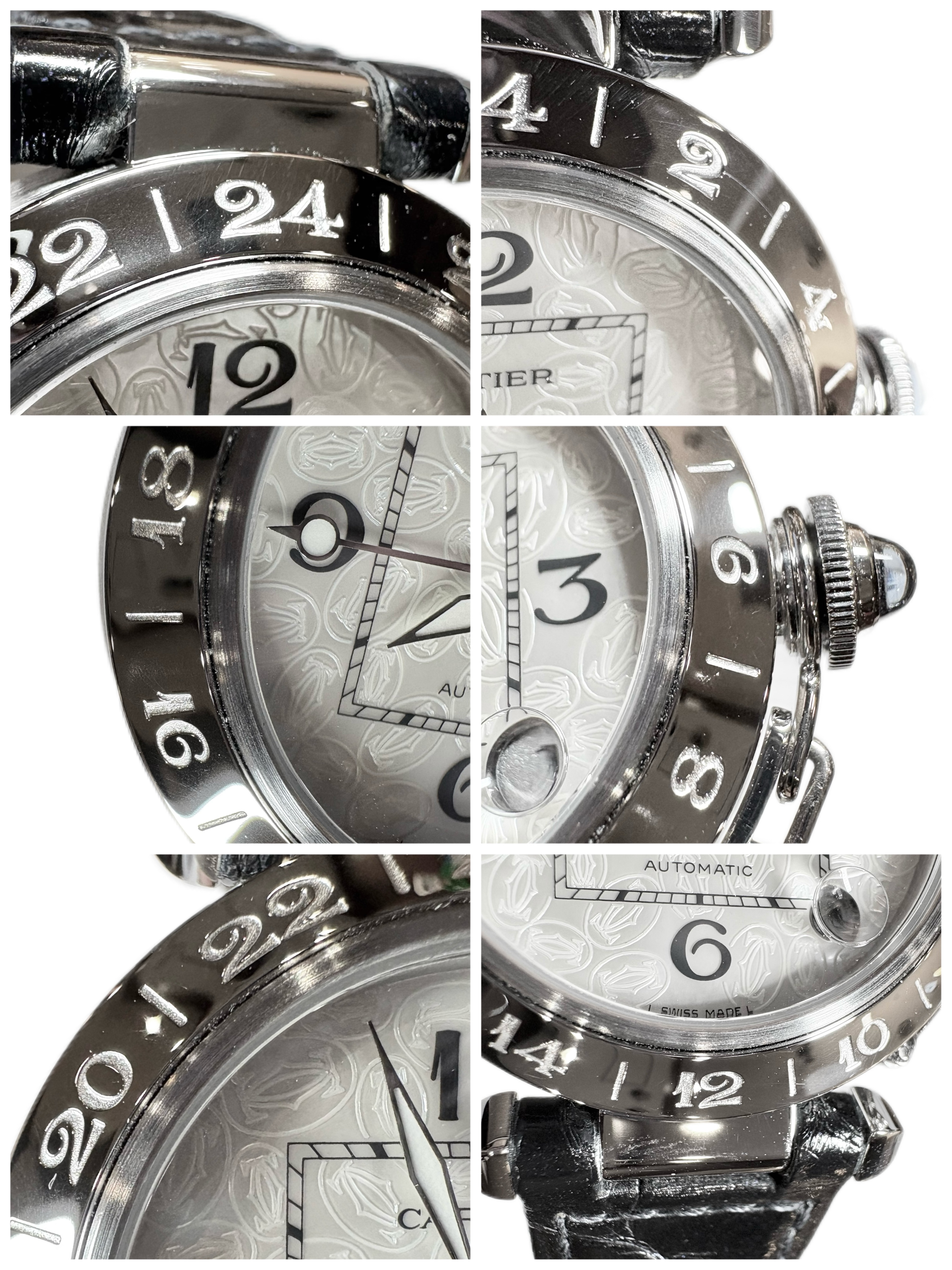 ク*ミ様 Cartier パシャCクリスマス限定シェル文字盤 ステンレススチール ク*ミ様 Cartier パシャCクリスマス限定シェル文字盤 ステンレス