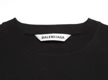 BALENCIAGA　バレンシアガ　Tシャツ　メンズS　ブラック　コットン　613969　2143200593304　【432】