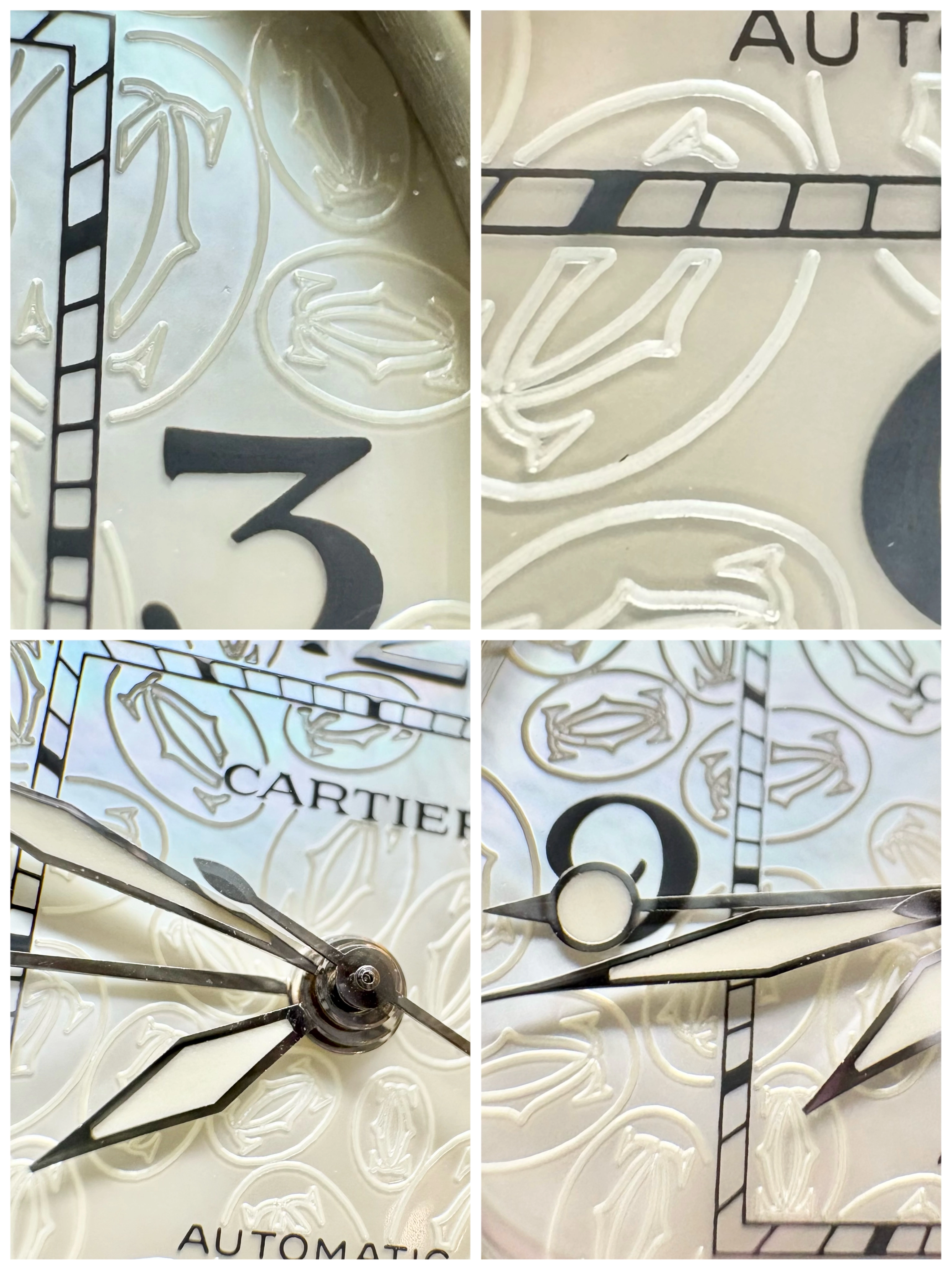 CARTIER カルティエ パシャC 2004年クリスマス限定 ホワイトシェル ステンレス/革 W3107199 メンズ 自動巻き 2143200633895 【432】