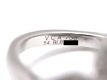 Van Cleef & Arpels 　ヴァンクリーフ＆アーペル　フリヴォル　アントレ　レ　ドアリング　18金ホワイトゴールド　18KWG　ダイヤモンド2.10ct　9.0g　#54　【471】L