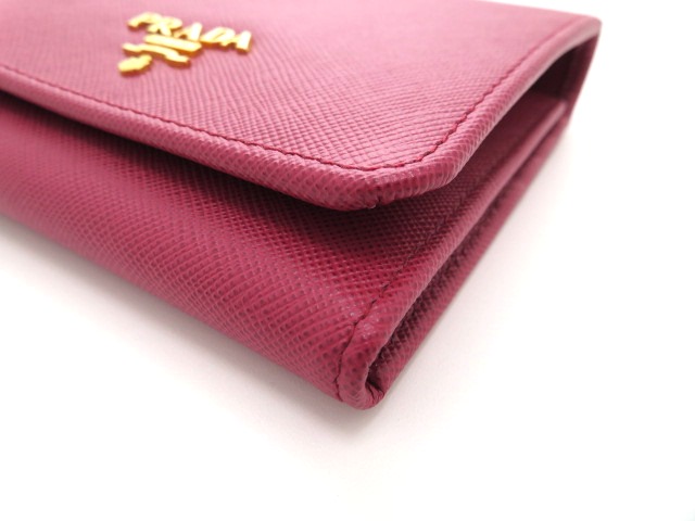 PRADA プラダ サイフ・小物 三つ折財布 財布 ピンク