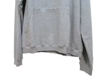 GUCCI　グッチ　チェーンプリントフーテッド・スウェットシャツ　メンズXL　グレー　コットン　715911　2147100536720　【432】
