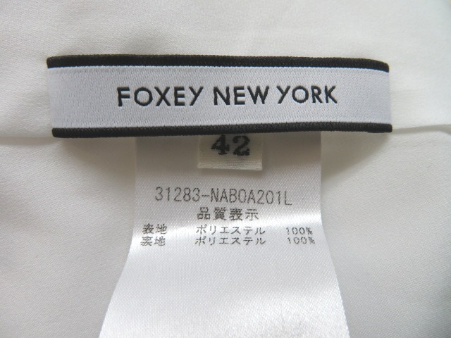 FOXEY NEW YORK フォクシー ニューヨーク ノースリーブ ブラウス