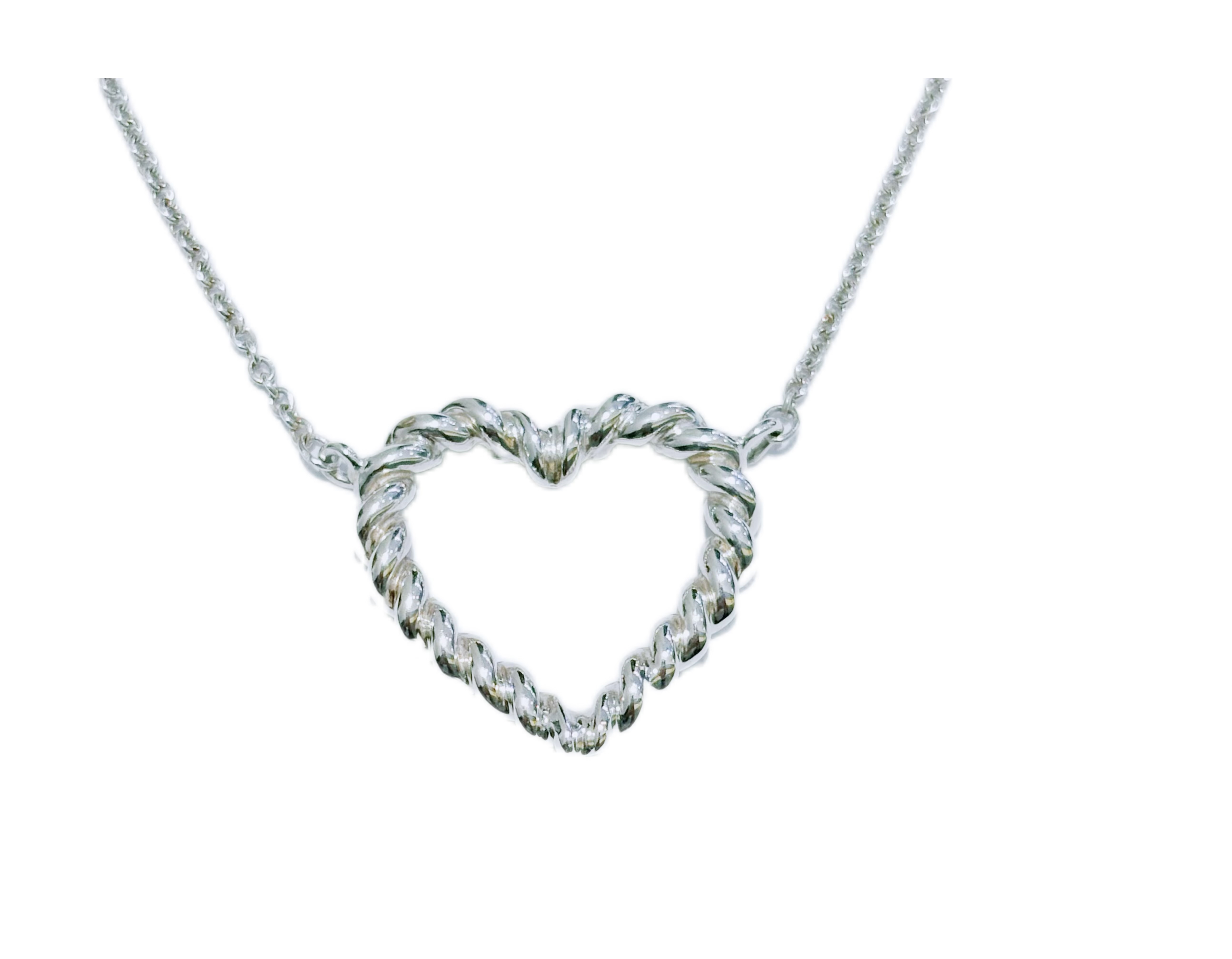 TIFFANY＆CO ティファニー ツイストハートNC ネックレス SV 約5.1g