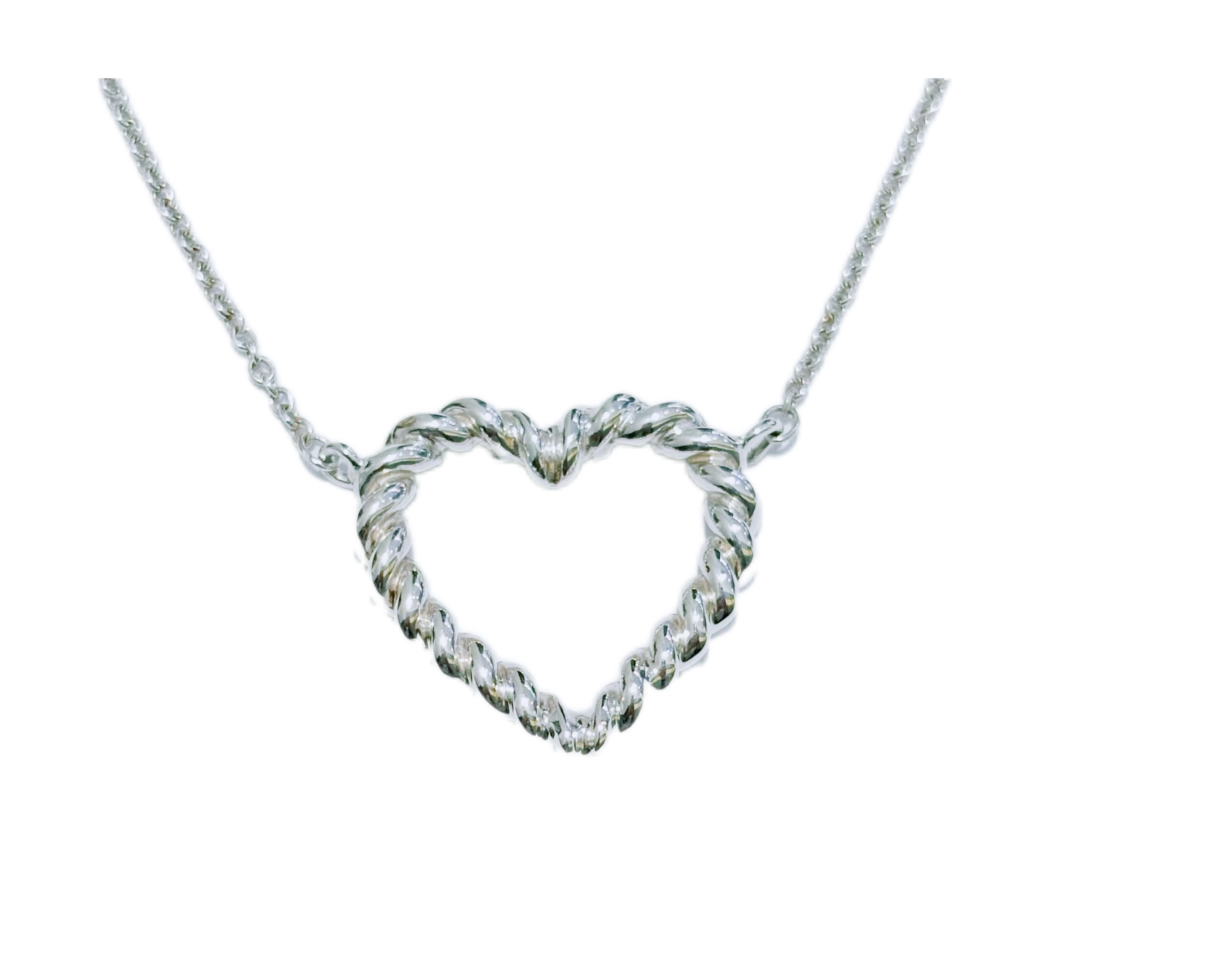 TIFFANY＆CO ティファニー ツイストハートNC ネックレス SV 約5.1g