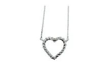 TIFFANY＆CO ティファニー ツイストハートNC ネックレス SV 約5.1g