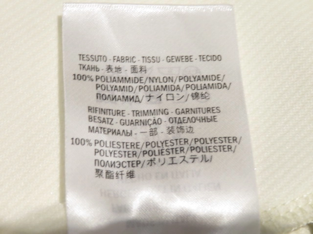 GUCCI　グッチ　ライントリムミニスカート　レディースL　オフホワイト/ネイビー/レッド　ナイロン　410419-X5741　2148103748905　【432】