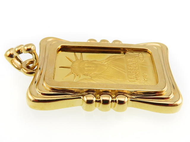 JEWELRY ジュエリー トップ インゴット K18 K24 D0.35