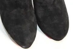 Christian Louboutin　ルブタン　靴　ブーツ　レディース36　ブラック　スウェード　2120000226915　【200】