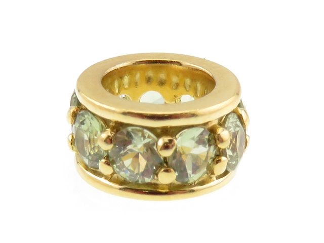 JEWELRY ジュエリー ペンダントトップ K18イエローゴールド 色石