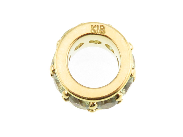 JEWELRY ジュエリー ペンダントトップ K18イエローゴールド 色石