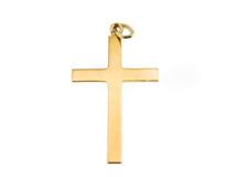 JEWELRY　ジュエリー　ペンダントトップ　クロス　K18イエローゴールド　約0.8g　2147200542188【207】