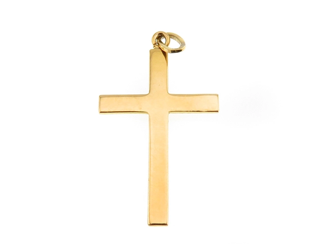 JEWELRY ジュエリー ペンダントトップ クロス K18イエロー