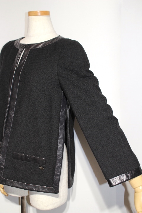 美品♡22万円♡Rene 受注会コートジャケット(38 Ｌ・黒) 美品♡22♡Rene 受注会コートジャケット(38 L・黒)