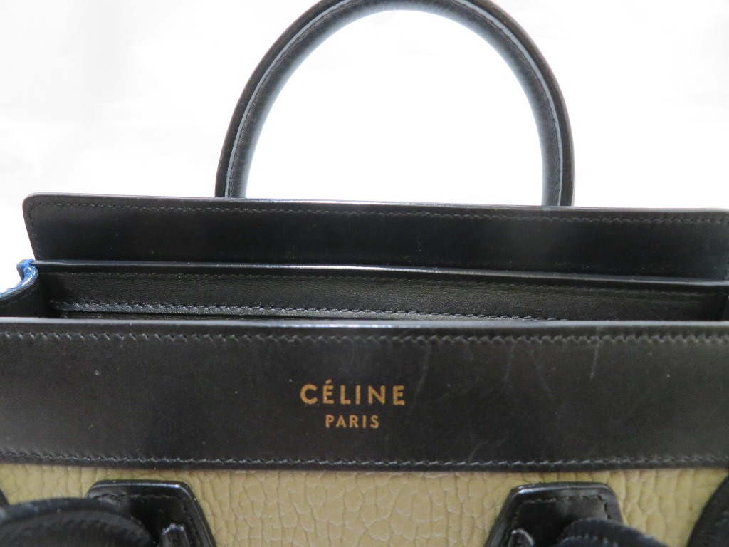 CELINE セリーヌ ラゲージ ナノ 2wayハンドバッグ ショルダー CELINE セリーヌ ラゲージ ナノ 2wayハンドバッグ ショルダー