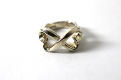 TIFFANY＆CO　ティファニー　ダブルラヴィングハートR/SV/5.6g/#9　【433】