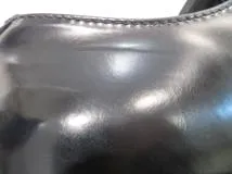 PRADA　プラダ　モノリスレザーシューズ　レディース36　ブラック　レザー　055-1E719M　2148103801211　【432】