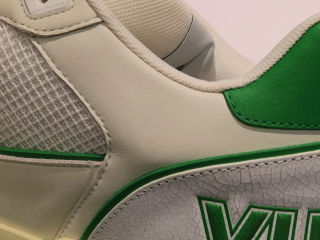 LOUIS VUITTON　ルイヴィトン　LVトレーナー・ラインスニーカー　メンズ7　ヴェール　カーフ　1A98UT　2143000540294　【432】