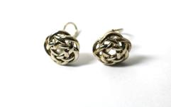 TIFFANY＆CO　ティファニー　カメリアノットイヤリング/SV/6.3g　【433】