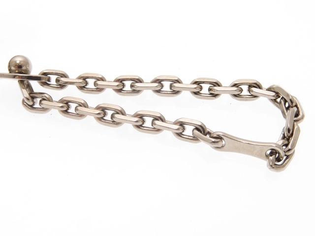 HERMES　エルメス　バッグチャーム　フィルーグローブホルダー　メタル　シルバー金具【430】2148103639715