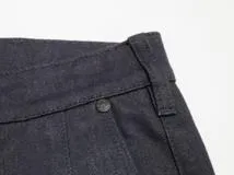 FENDI　フェンディ　ロゴパッチジーンズ　メンズ33/34　ネイビー　デニム　FLP287 AIZB　2143200600798　【432】