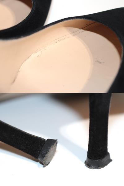 美品 マノロブラニク キエッタ スエード ポインテッドトゥ ブラウン 36.5 キエッタ ヒールシューズ｜MANOLO BLAHNIK(マノロ ブラニク