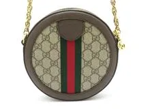 GUCCI グッチ オフィディアGGミニラウンドショルダーバッグ ダーク