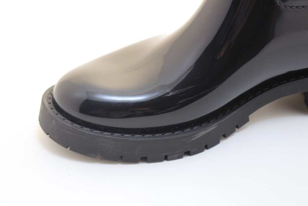 Louis Vuitton 黒 レインブーツ LOUIS VUITTON ルイヴィトン ドロップスライン レインブーツ