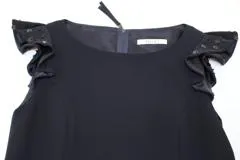 FOXEY　フォクシー　ワンピース　レディース38　ネイビー　スパンコール　ウール　ポリエステル　2148103527852　【432】