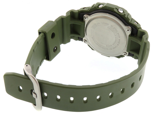 G-SHOCK DW-5600M-3JF カーキ CASIO CASIO カシオ G-SHOCK DW-5600M-3JF カーキ ホワイト文字盤