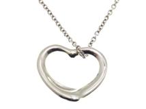 Tiffany＆Co　ティファニー　オープンハートネックレス　シルバー　約5.6g【431】2148103935848