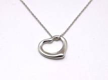 TIFFANY＆CO　ティファニー　オープンハートＮＣ　SV・シルバー　2.7g　2148103932977【471】ＲＥ
