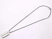 TIFFANY＆CO　ティファニー　アトラスプレートボールチェーン　ネックレス　SVシルバー　18.1g　2148103933004　【471】RE