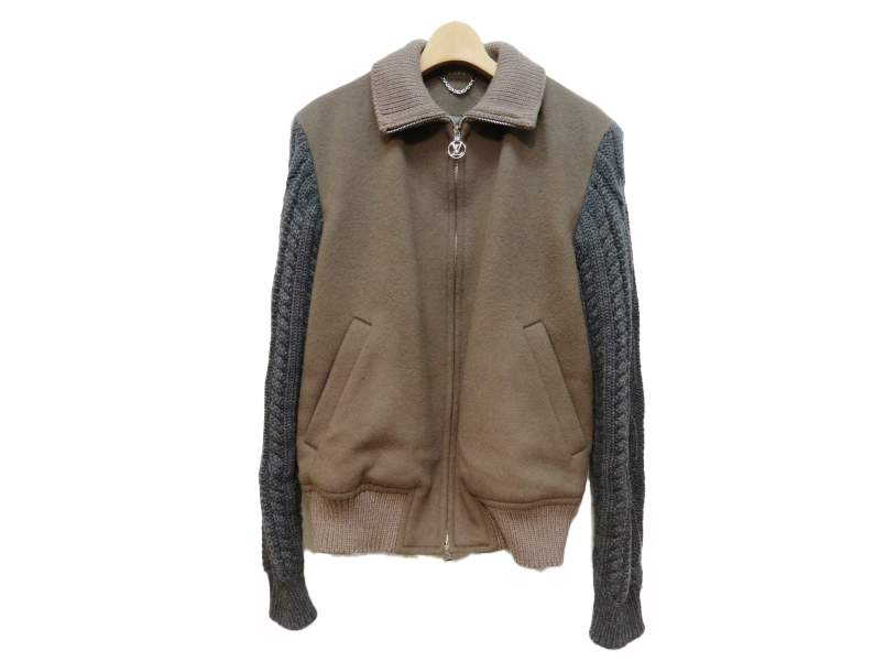 LOUIS VUITTON メンズデミエジップブルゾンニット LOUIS VUITTON メンズデミエジップブルゾンニット