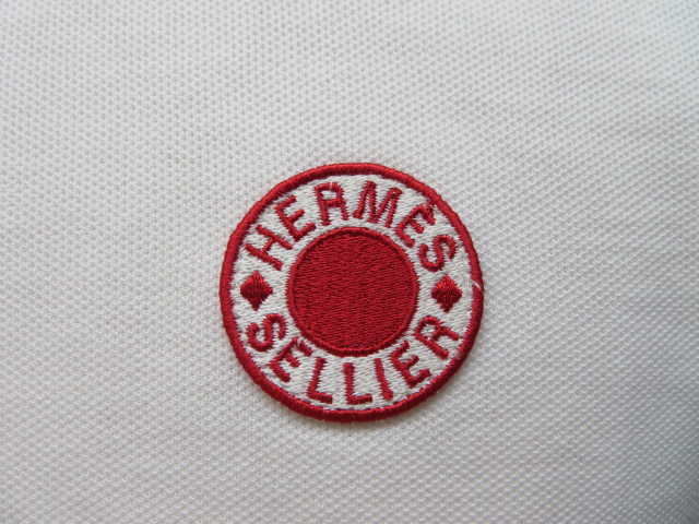 HERMES エルメス ポロシャツ メンズ XL ホワイト セリエ