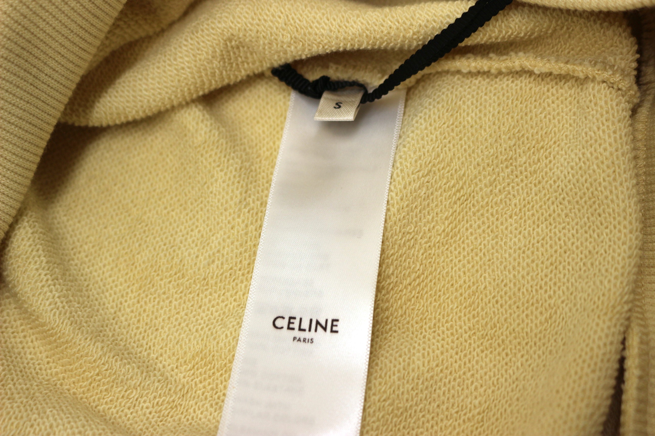 CELINE セリーヌ ルーズフーディ―(ロゴ入りパーカー)メンズS CELINE セリーヌ ルーズフーディ―(ロゴ入りパーカー)メンズS