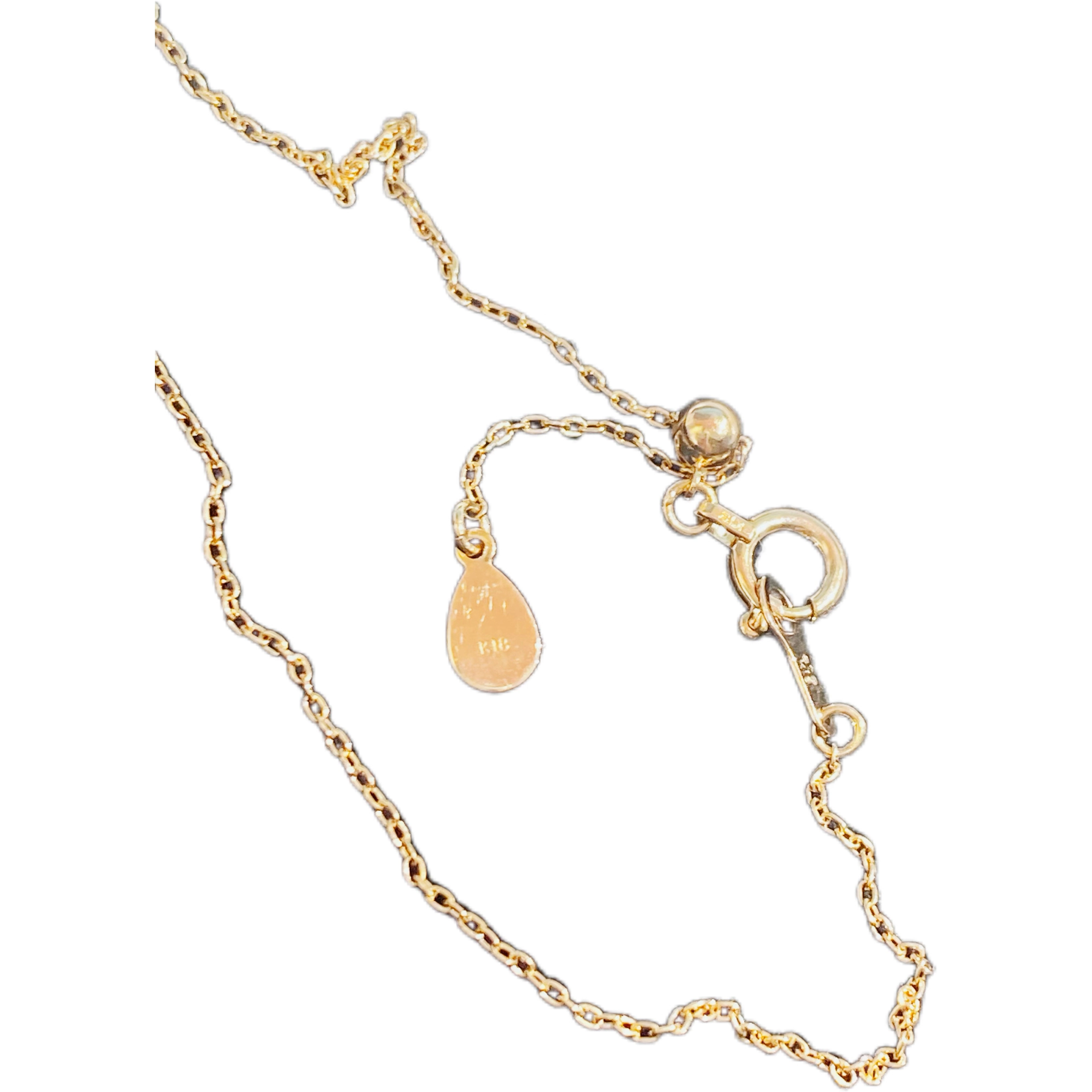 ete エテ　ブレスレット　 K18 　ゴールド　D　ダイヤモンド　約1.0g　2147400279600【208】