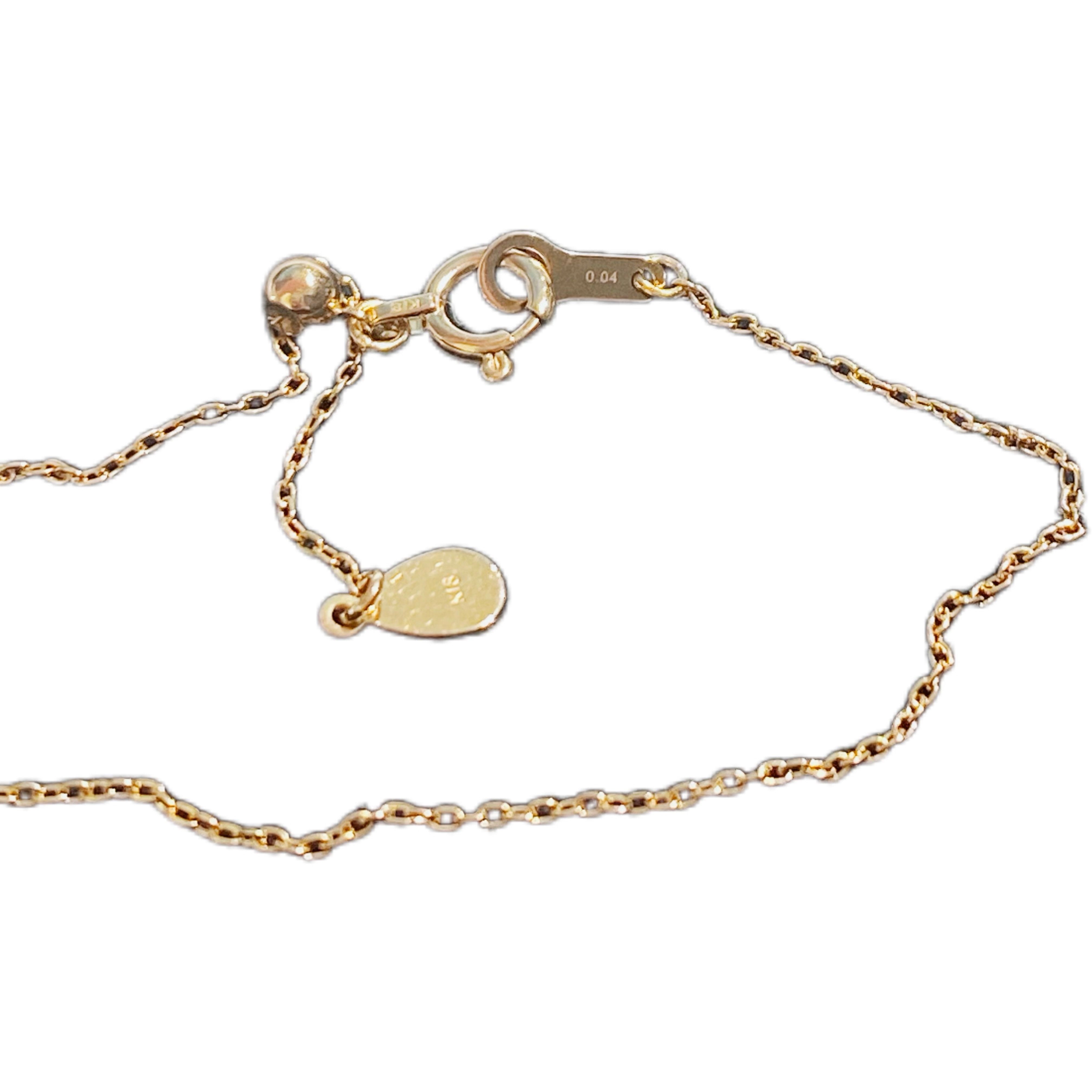 ete エテ　ブレスレット　 K18 　ゴールド　D　ダイヤモンド　約1.0g　2147400279600【208】