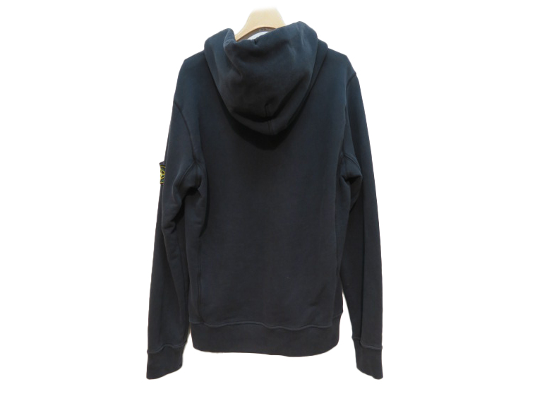 STONE ISLAND ストーンアイランド パーカー メンズM ブラック STONE ISLAND ストーンアイランド パーカー メンズM ブラック