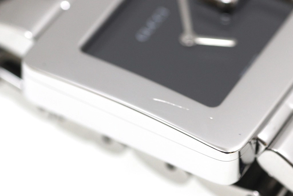 GUCCI グッチ 腕時計 3600M YA036303 ステンレス ブラック文字盤 クオーツ【472】SJ