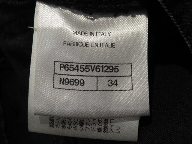 CHANEL シャネル ストライプジーンズ レディース34 ブラック